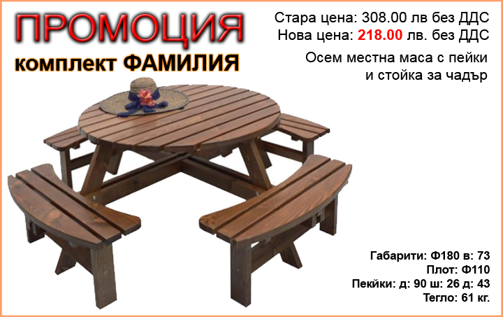 Градински мебели